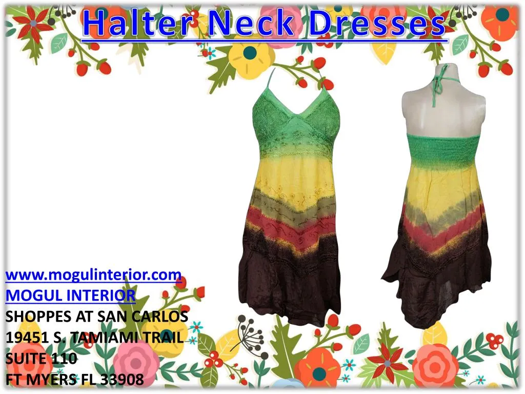 halter neck dresses