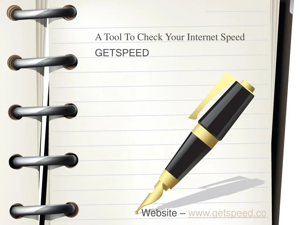 a tool to check your internet speed