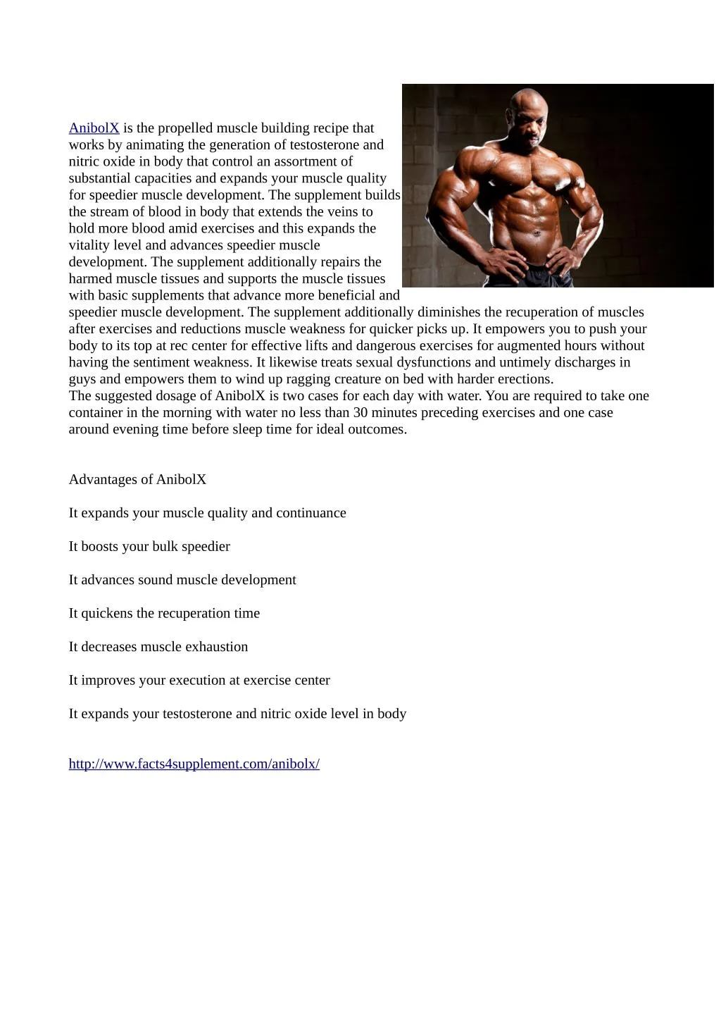 anibolx is the propelled muscle building recipe
