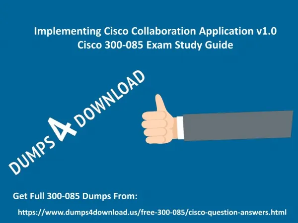 2017 Cisco 300-085 Exam Real Questions - 300-085 Exam Questions Answers
