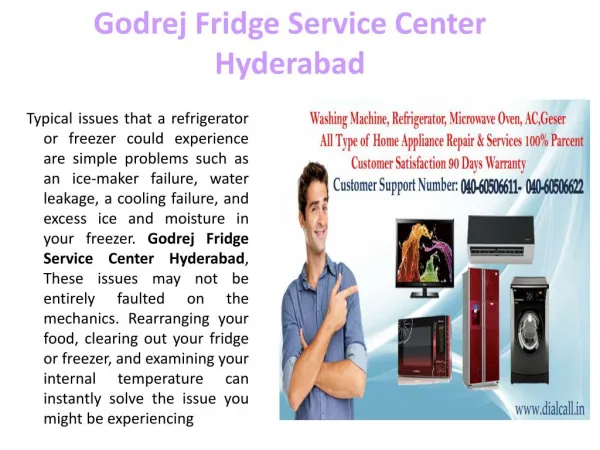 Godrej Fridge Service Center Hyderabad