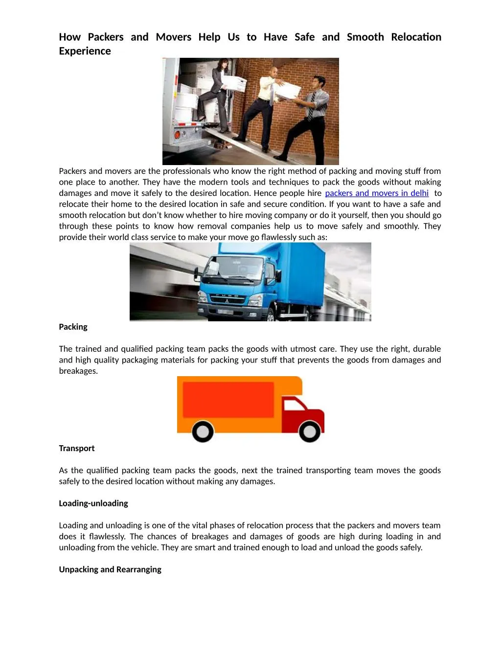how packers and movers help us to have safe