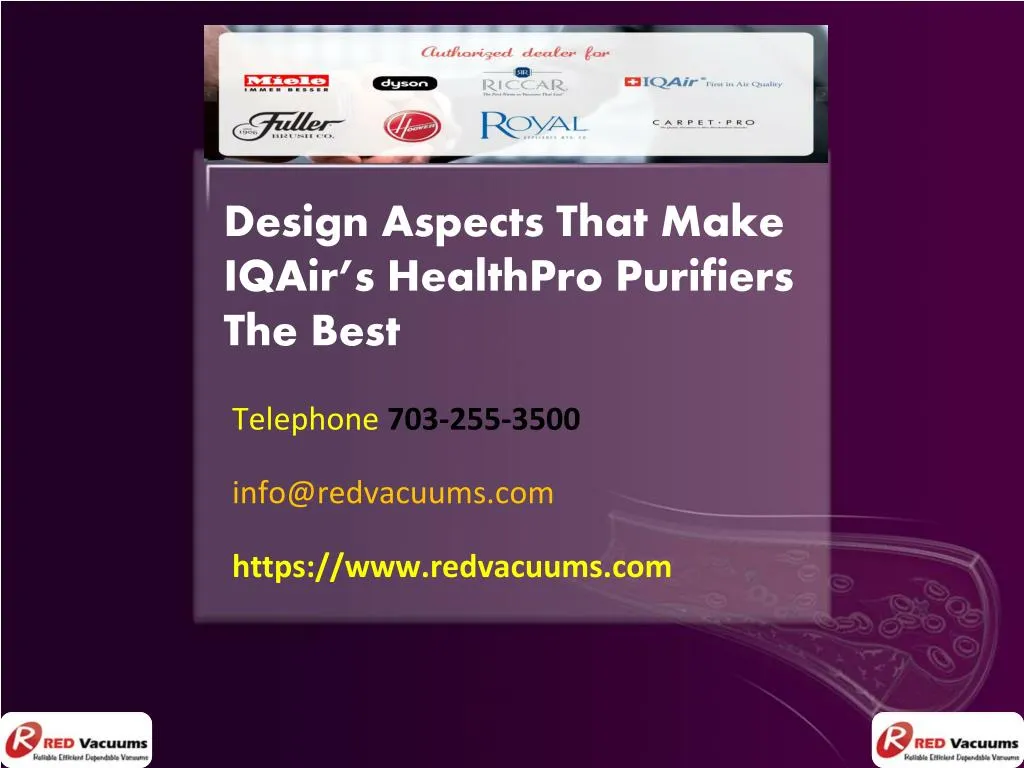 design aspects that make iqair s healthpro