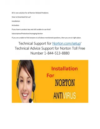 Norton.com/setup - Download, Activate, Install - Reinstall Norton Setup