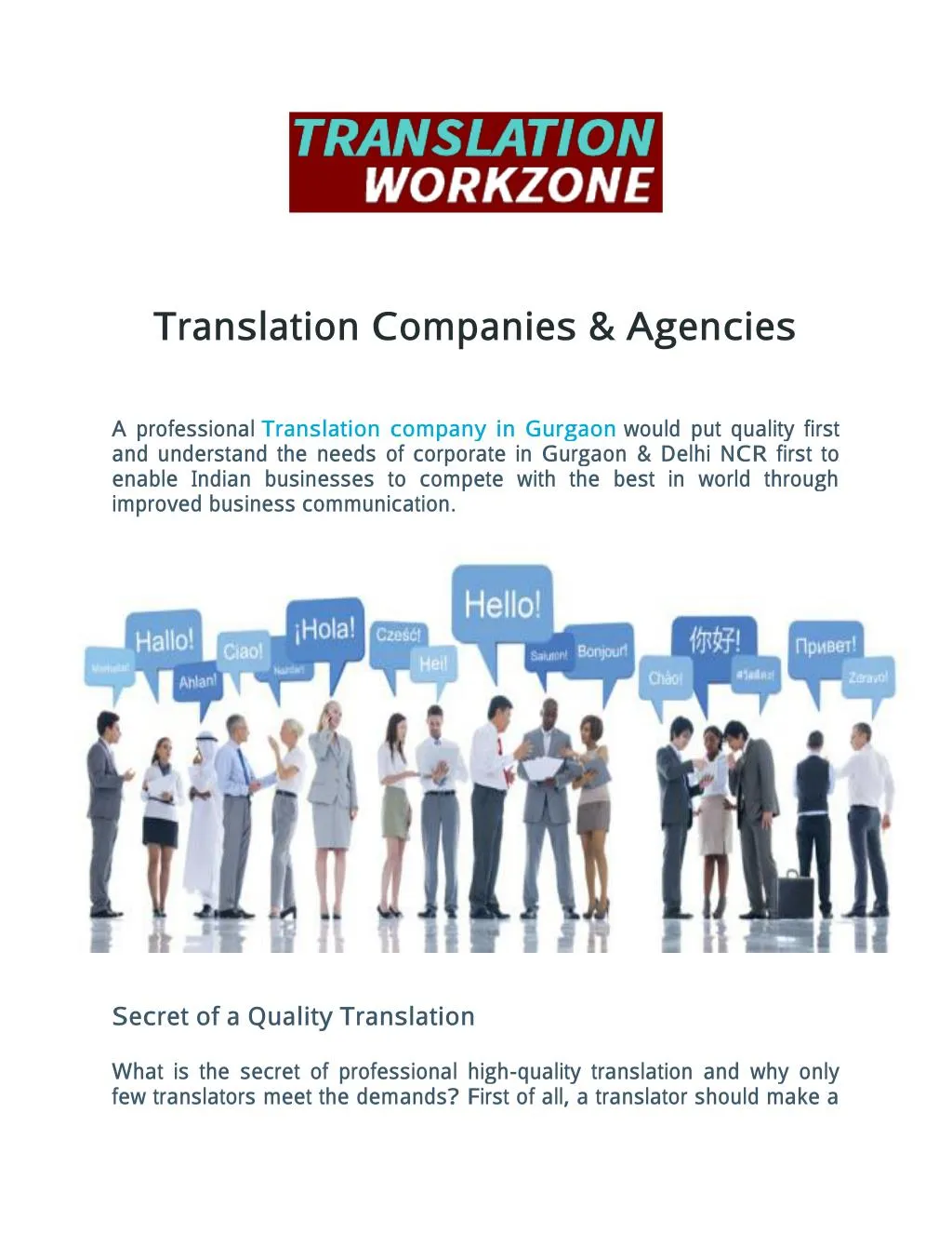 translation companies agencies
