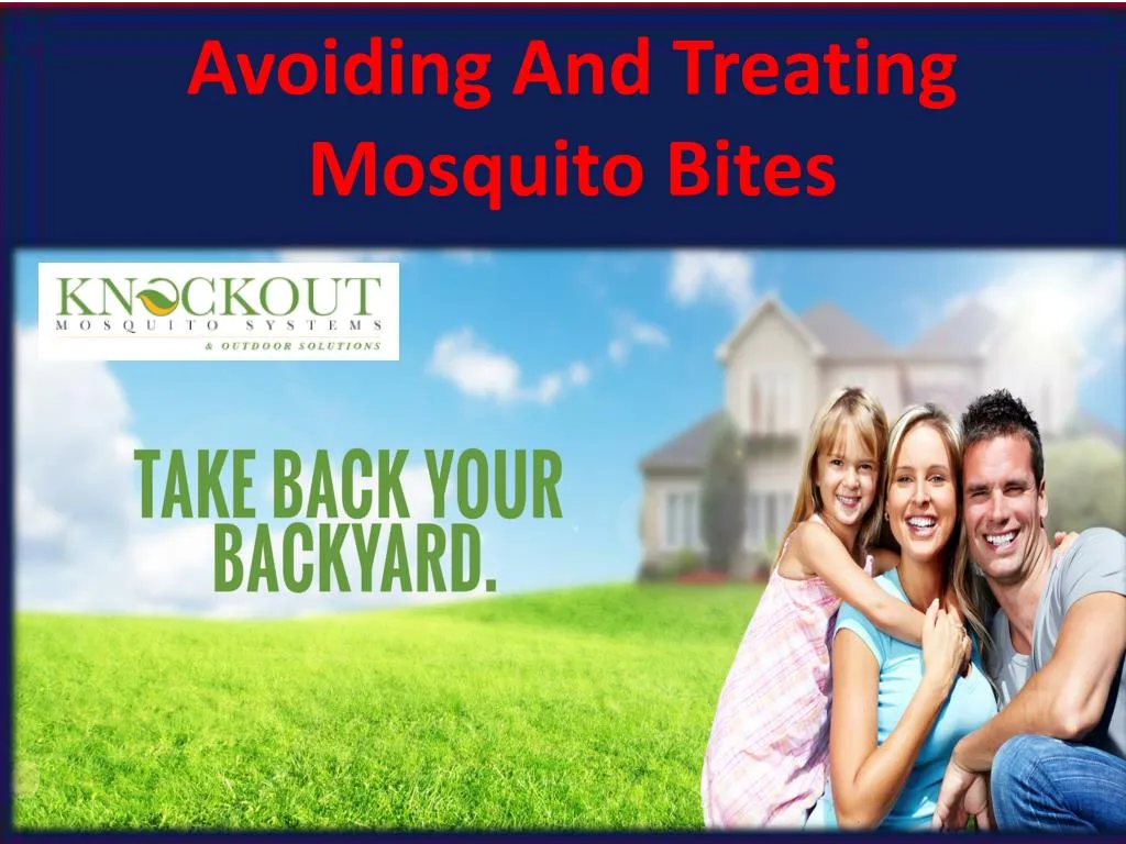 avoiding and treating mosquito bites