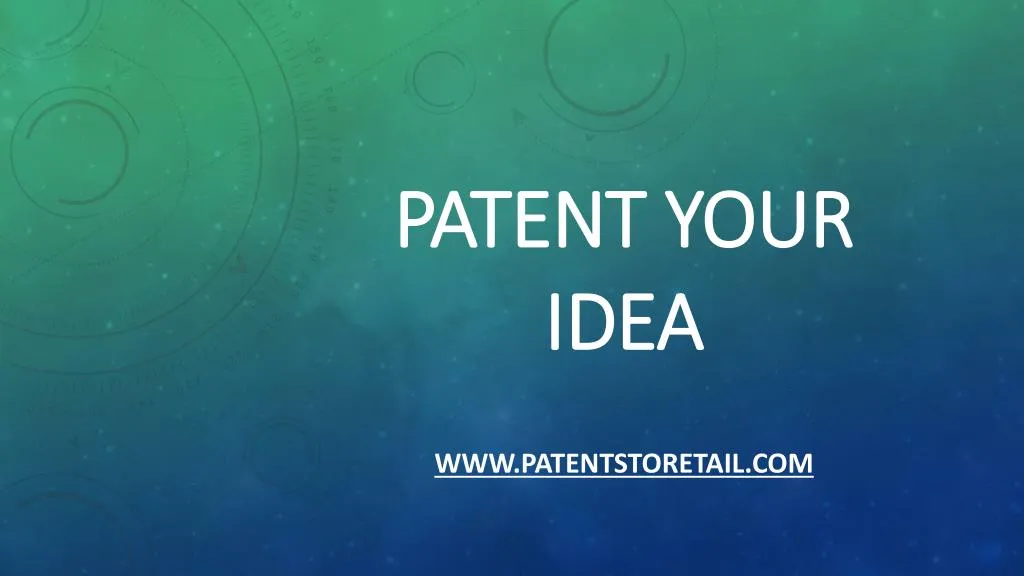 patent your idea