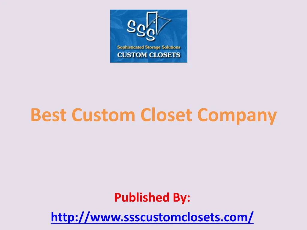 best custom closet company