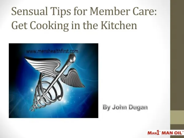 Sensual Tips for Member Care: Get Cooking in the Kitchen