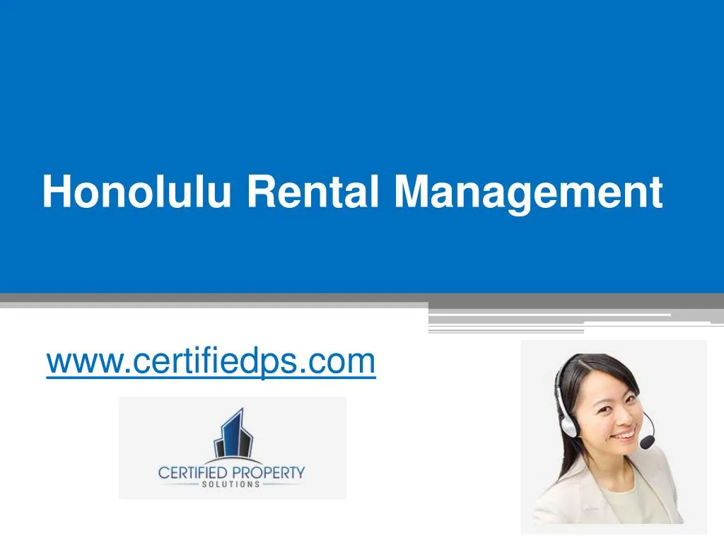 honolulu rental management