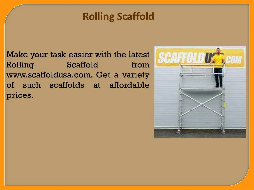 rolling scaffold
