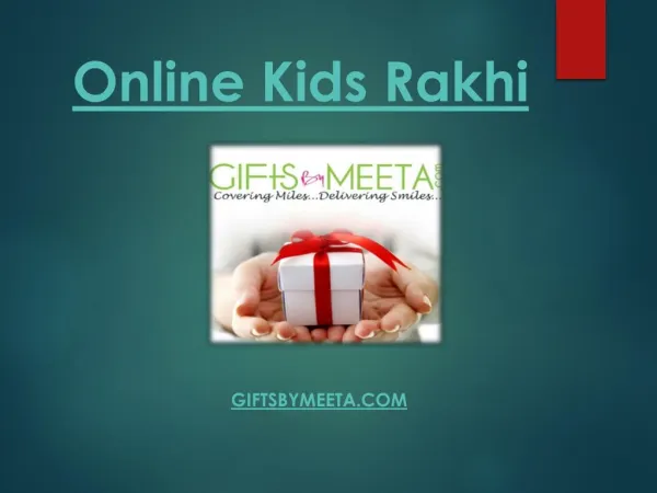 Buy Kids rakhi Online