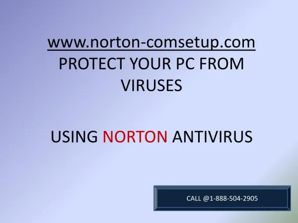 How to install best antivirus with Norton.com/setup call@1-888-504-2905