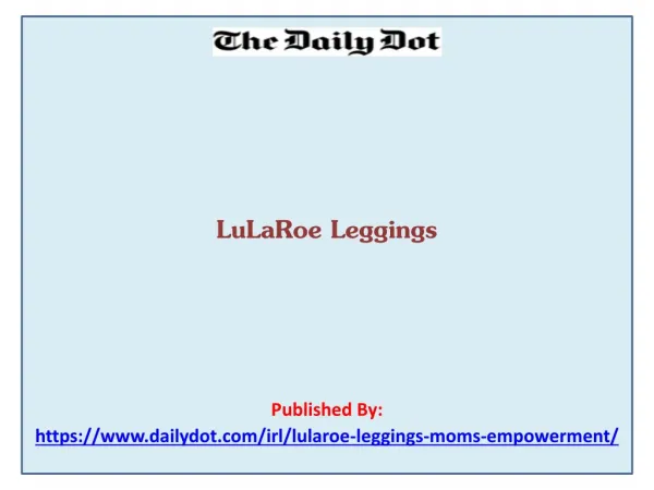 The Daily Dot-LuLaRoe Leggings