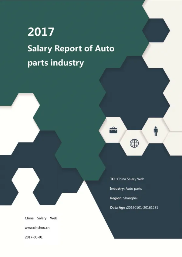 Salary Reports of Auto Parts Industry - 2017