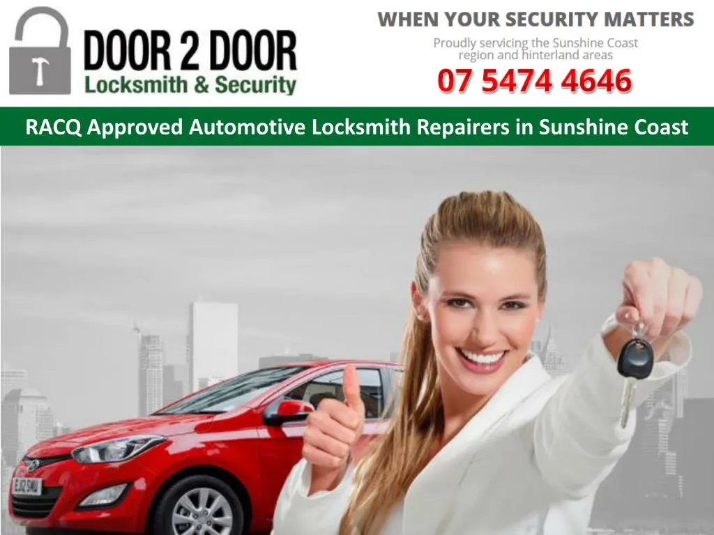 racq approved automotive locksmith repairers