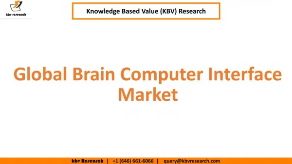Global Brain Computer Interface Market Size