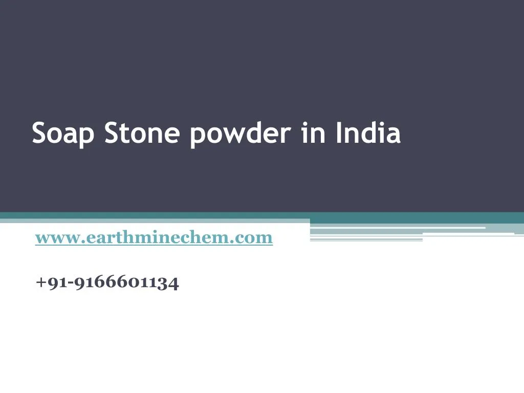 soap stone powder in india