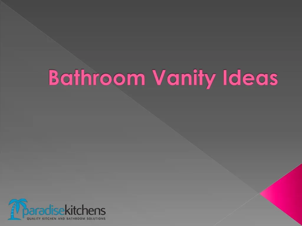 bathroom vanity ideas