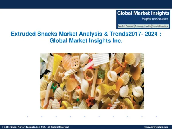 Extruded Snacks Market Research Report & Industry Analysis, 2017 – 2024