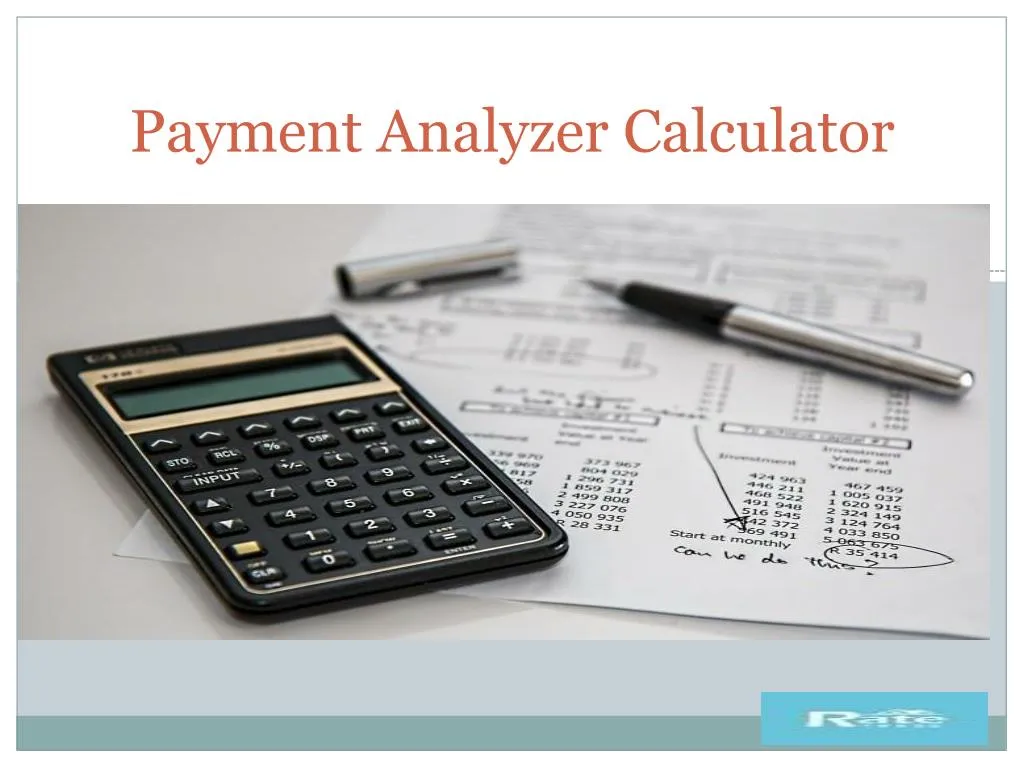 payment analyzer calculator