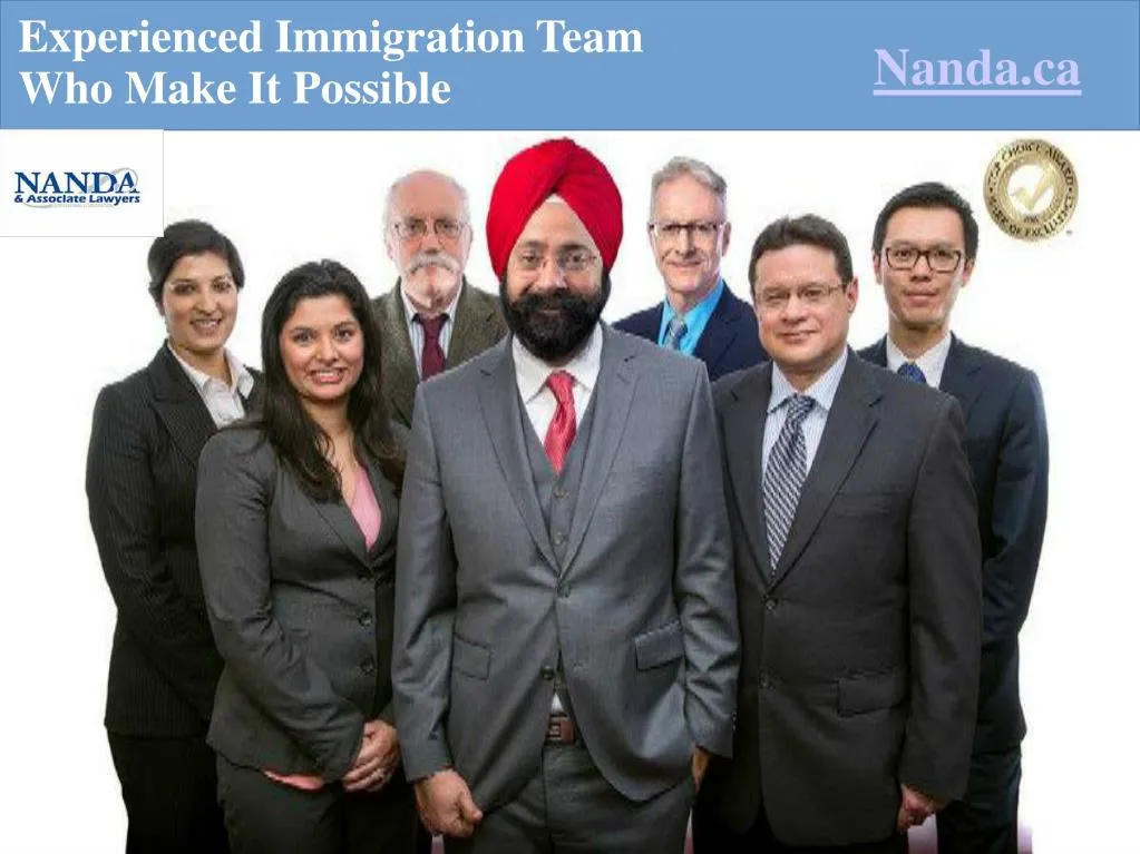 experienced immigration team who make it possible