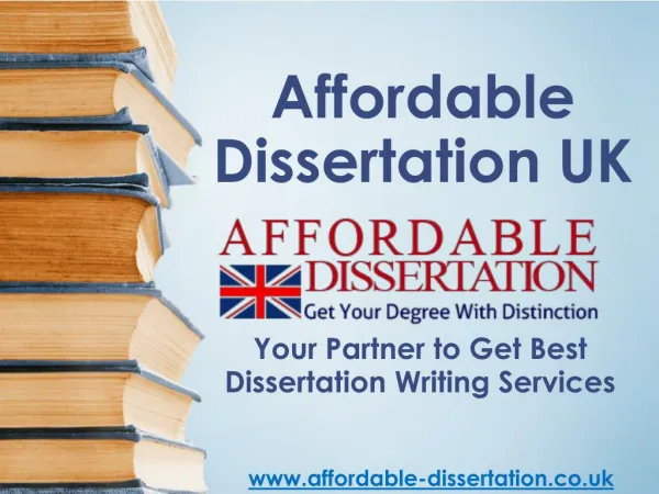 Affordable Dissertation UK - Your Partner for Dissertation Writing Services