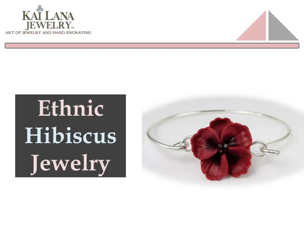 ethnic hibiscus jewelry