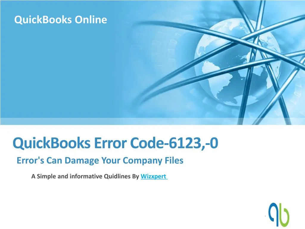 quickbooks error code 6123 0
