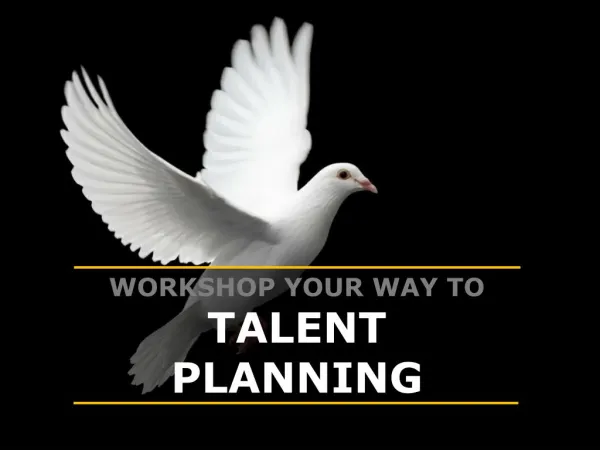 Talent Planning Workshop