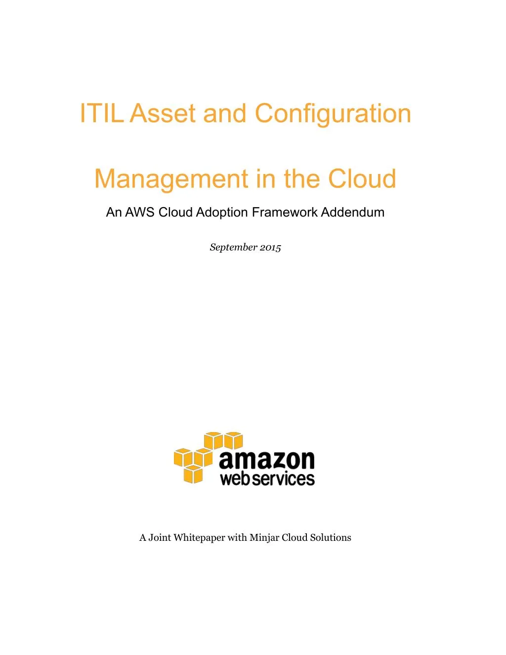itil asset and configuration