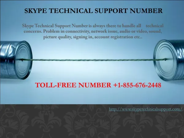 Skype Support Number 1-855-676-2448