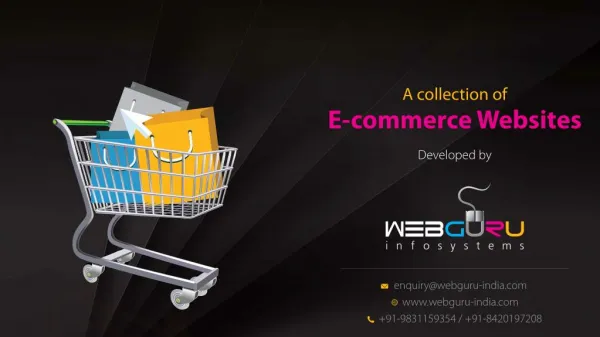 A Collection of eCommerce Websites Developed by WebGuru