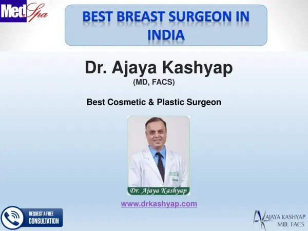 Consult Breast Surgeon for Aesthetic Breast Surgery Procedures