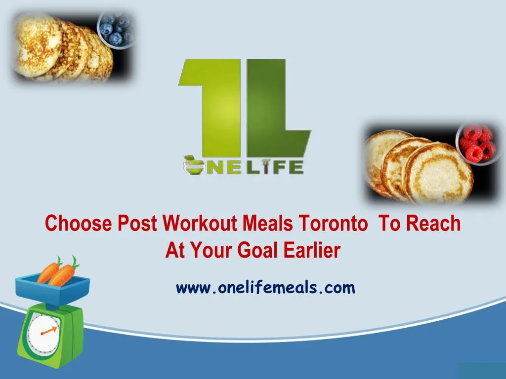 choose post workout meals toronto to reach at your goal earlier