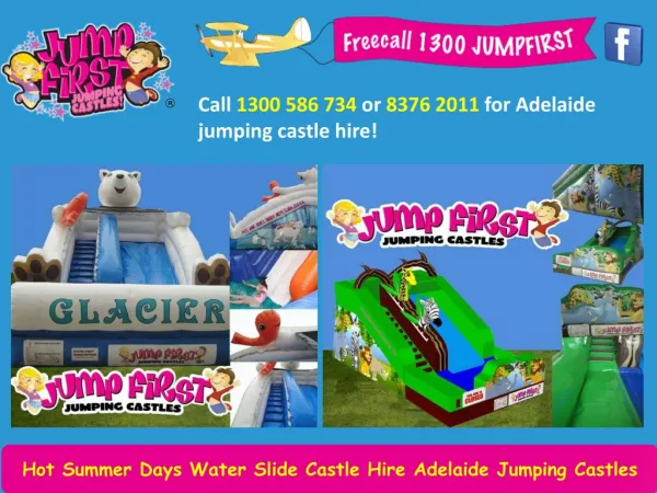 Hot Summer Days Water Slide Castle Hire Adelaide Jumping Castles