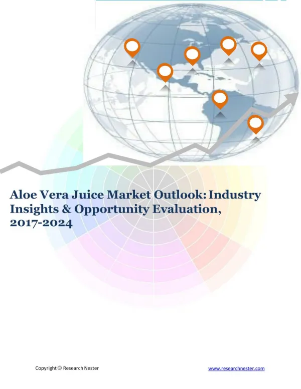 Global Aloe Vera Juice Market (2017-2024)- Research Nester