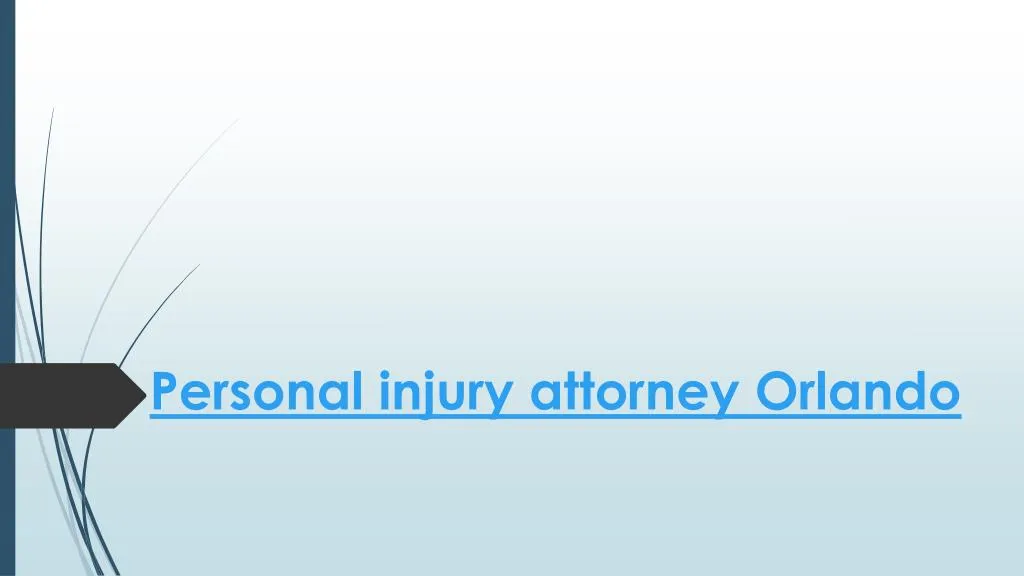 personal injury attorney orlando