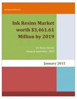 ink resins market - slide 1