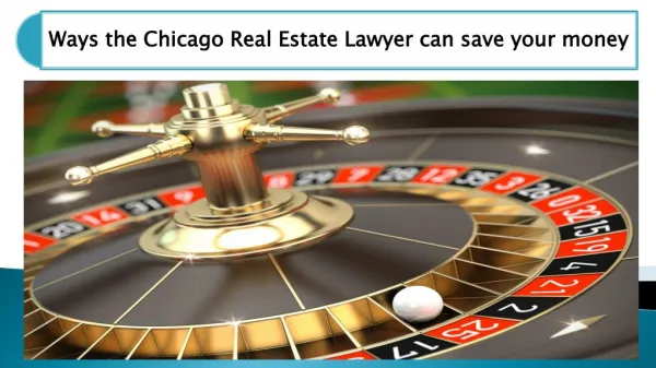 Chicago Real Estate Lawyer - Get The Best Local Legal Advice