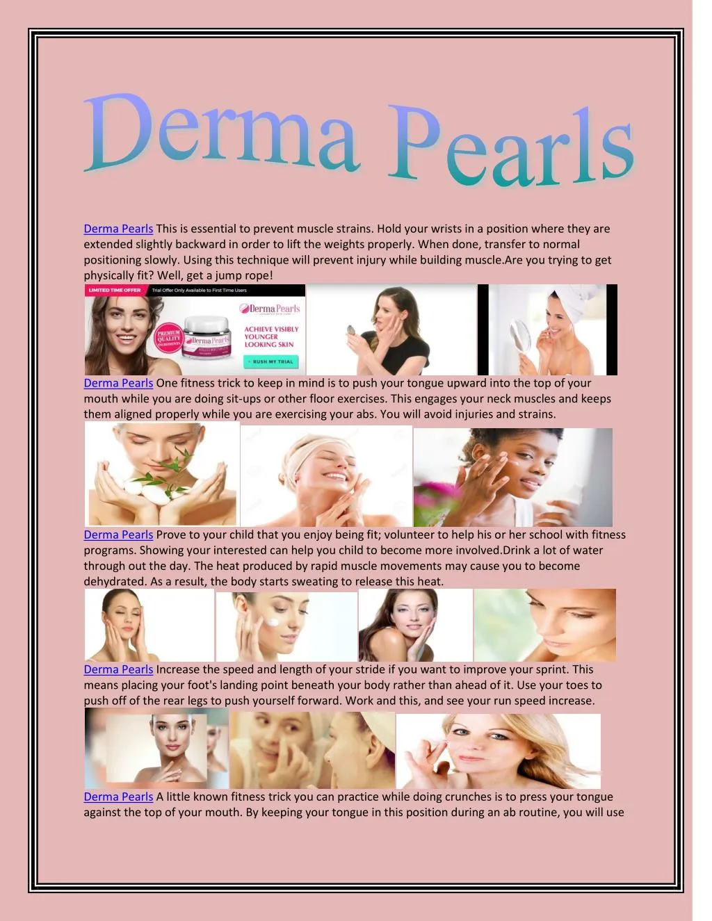 derma pearls this is essential to prevent muscle