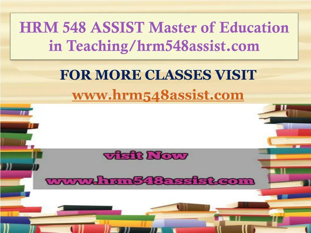 hrm 548 assist master of education in teaching hrm548assist com