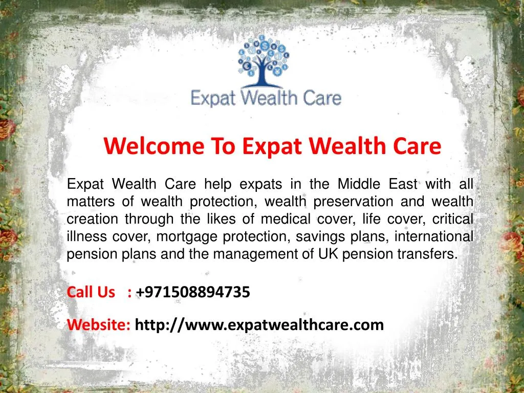 welcome to expat wealth care