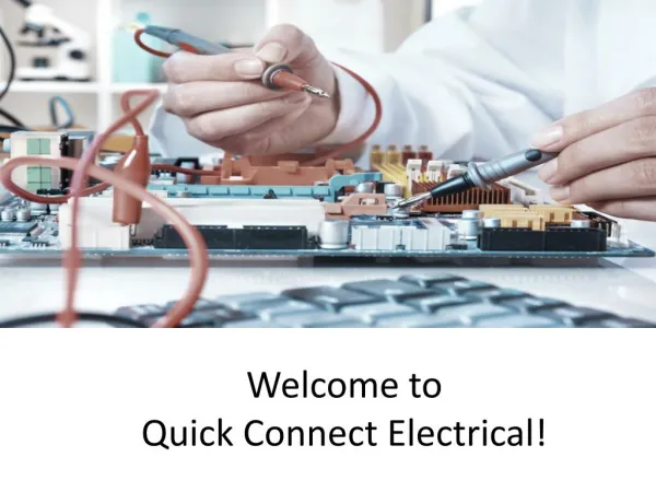 Quick Connect Electrical - Reliable Electrician in Sydney