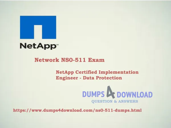 NS0-511 Network Real Exam Questions | 100% Free PDF Files