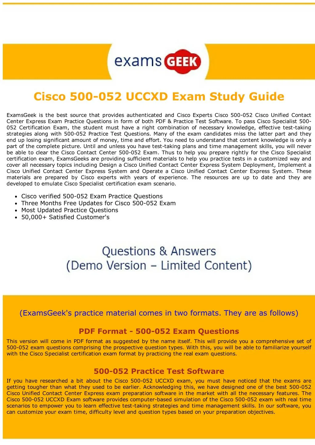 cisco 500 052 uccxd exam study guide