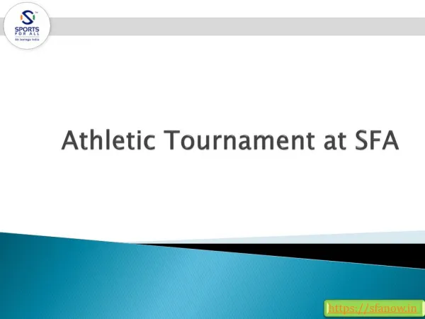 Athletic Tournament at SFA