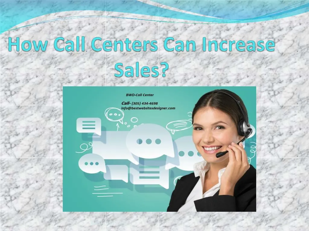 how call centers can increase sales