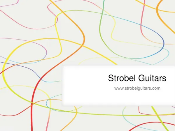 Strobel Travel Guitars - www.strobelguitars.com